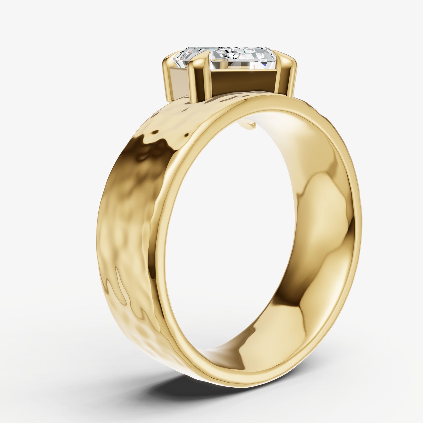 Emerald Bold Oval Engagement Ring Collection