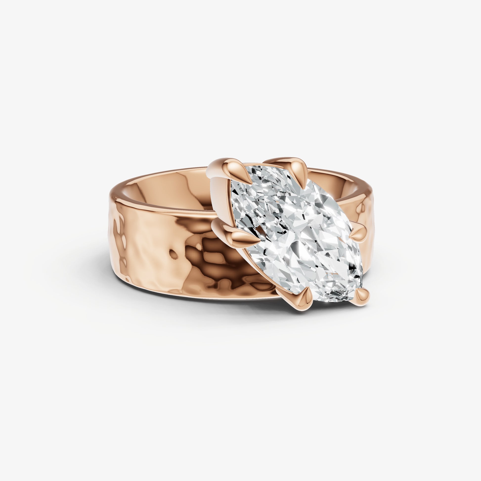 Marquise Bold Oval Engagement Ring Collection