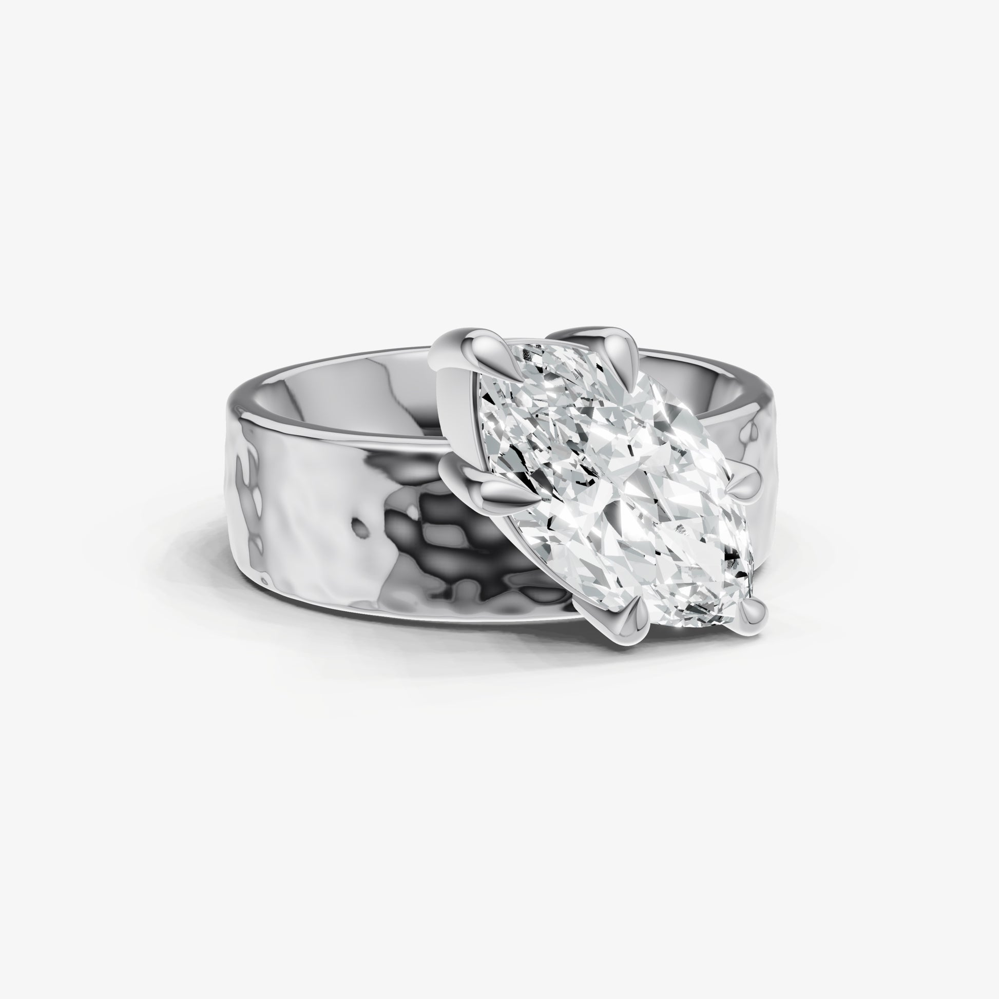 Marquise Bold Oval Engagement Ring Collection