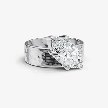Marquise Bold Oval Engagement Ring Collection