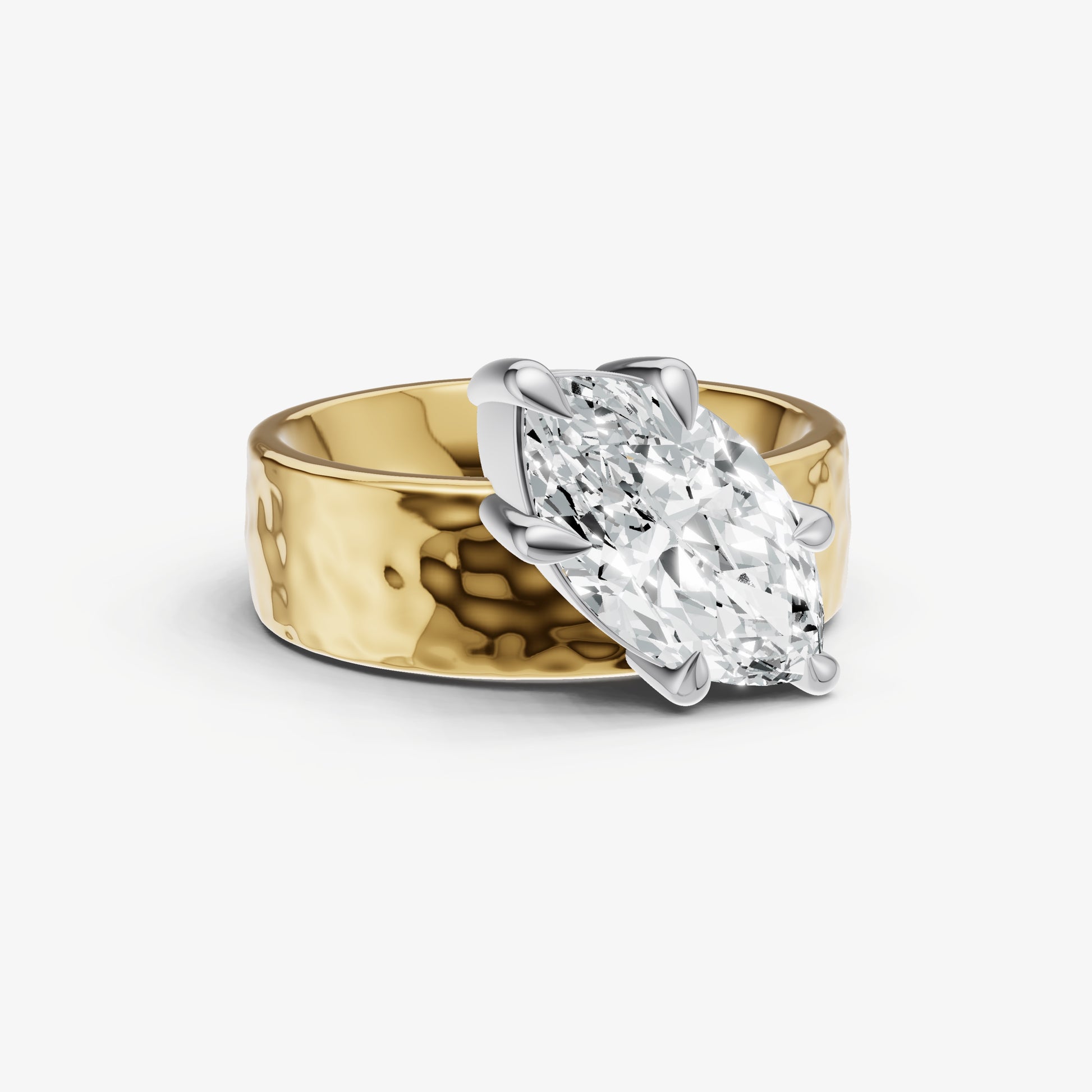 Marquise Bold Oval Engagement Ring Collection