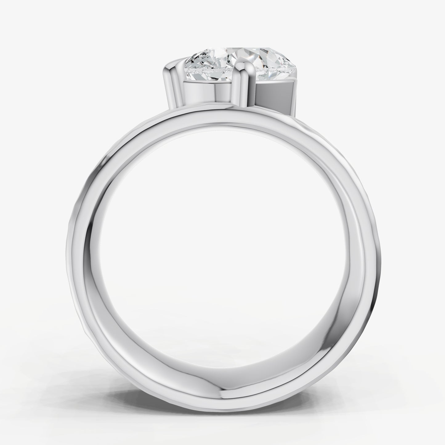 Pear Bold Oval Engagement Ring Collection