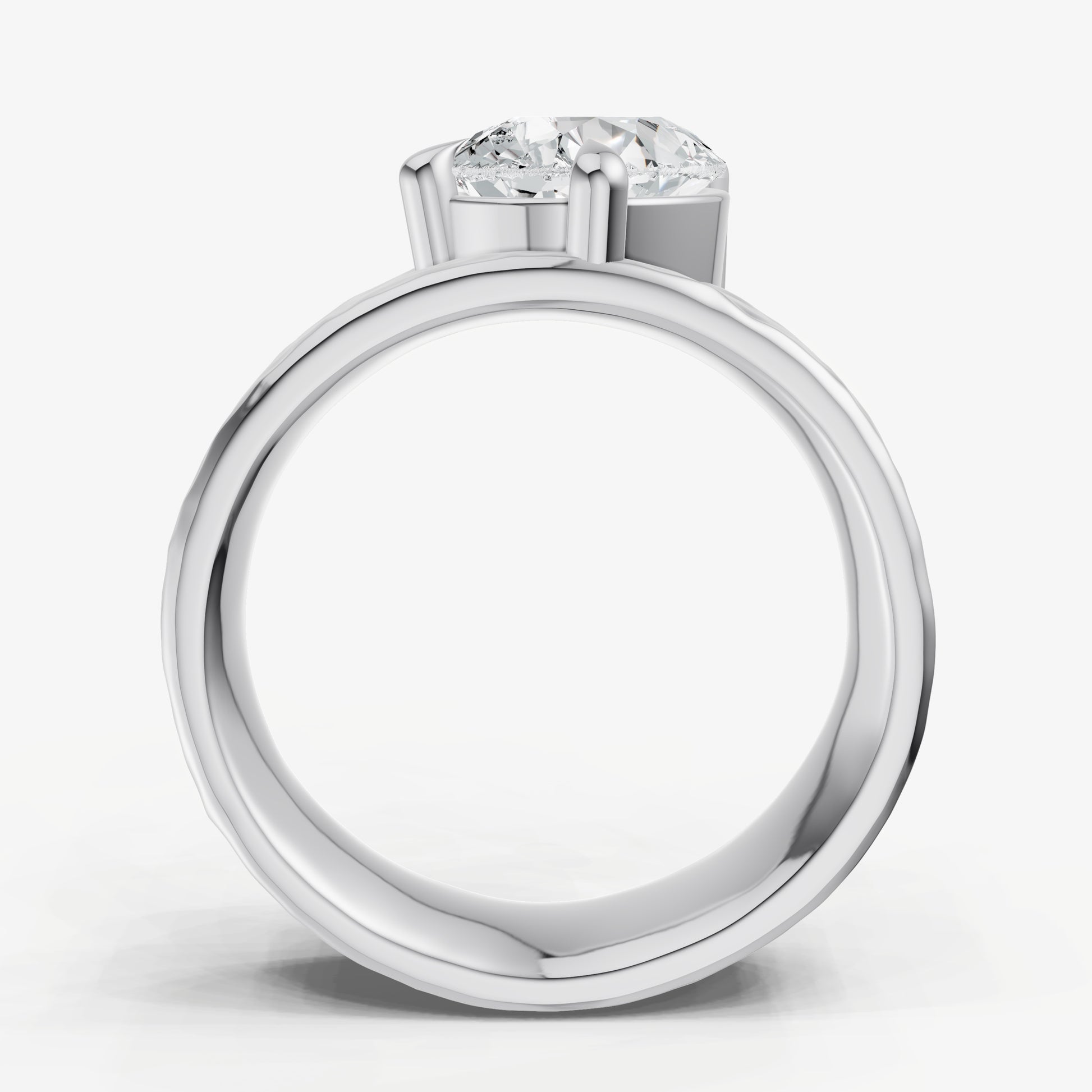 Pear Bold Oval Engagement Ring Collection