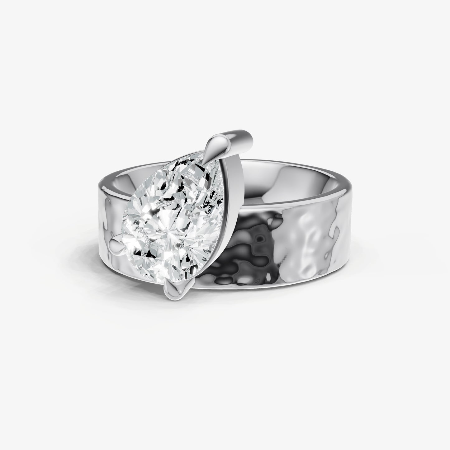 Pear Bold Oval Engagement Ring Collection