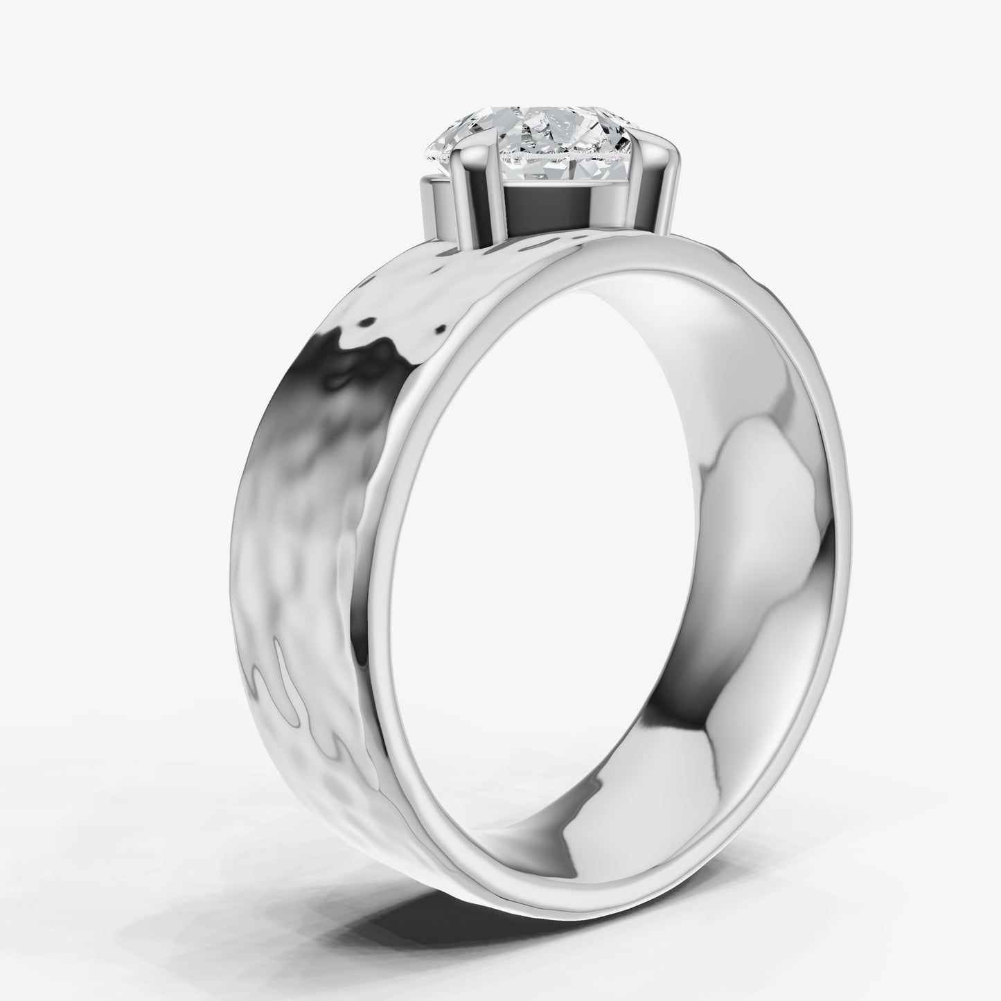 Pear Bold Oval Engagement Ring Collection
