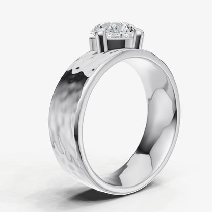 Pear Bold Oval Engagement Ring Collection
