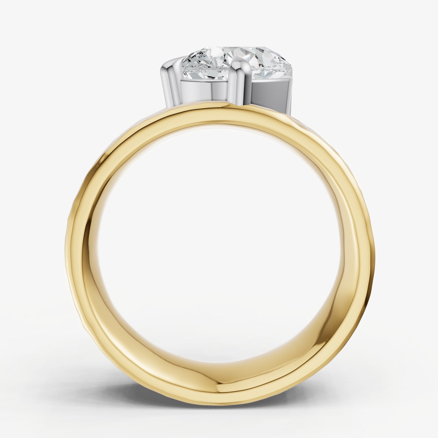Pear Bold Oval Engagement Ring Collection