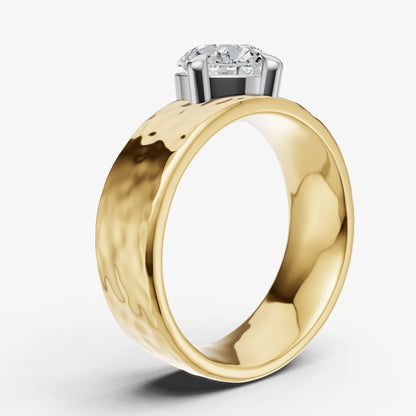 Pear Bold Oval Engagement Ring Collection