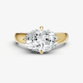 Oval East-West Compassss Set Engagement Ring