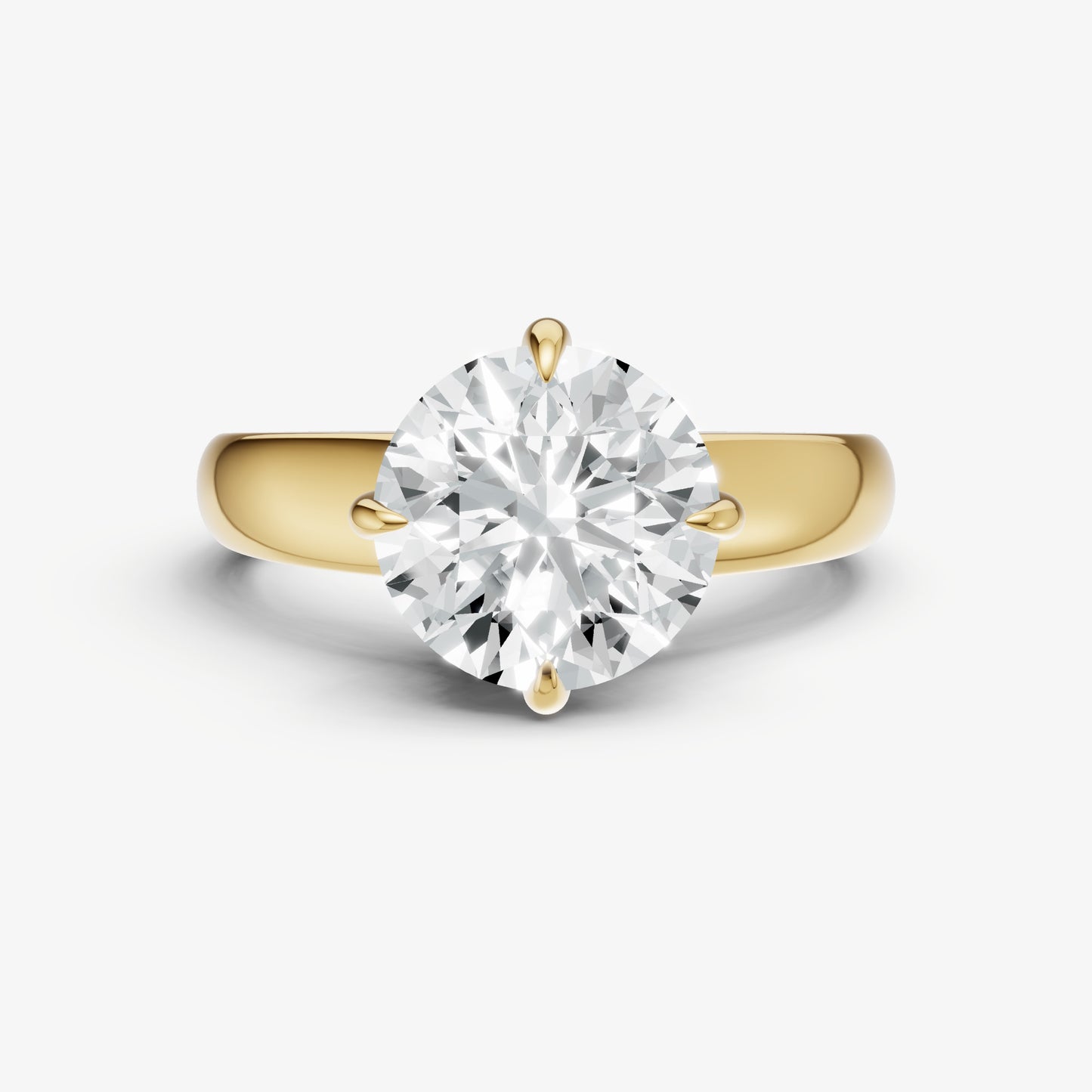 Round East-West Oval Compassss Set Engagement Ring
