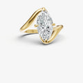 Marquise Bypass Engagement Ring