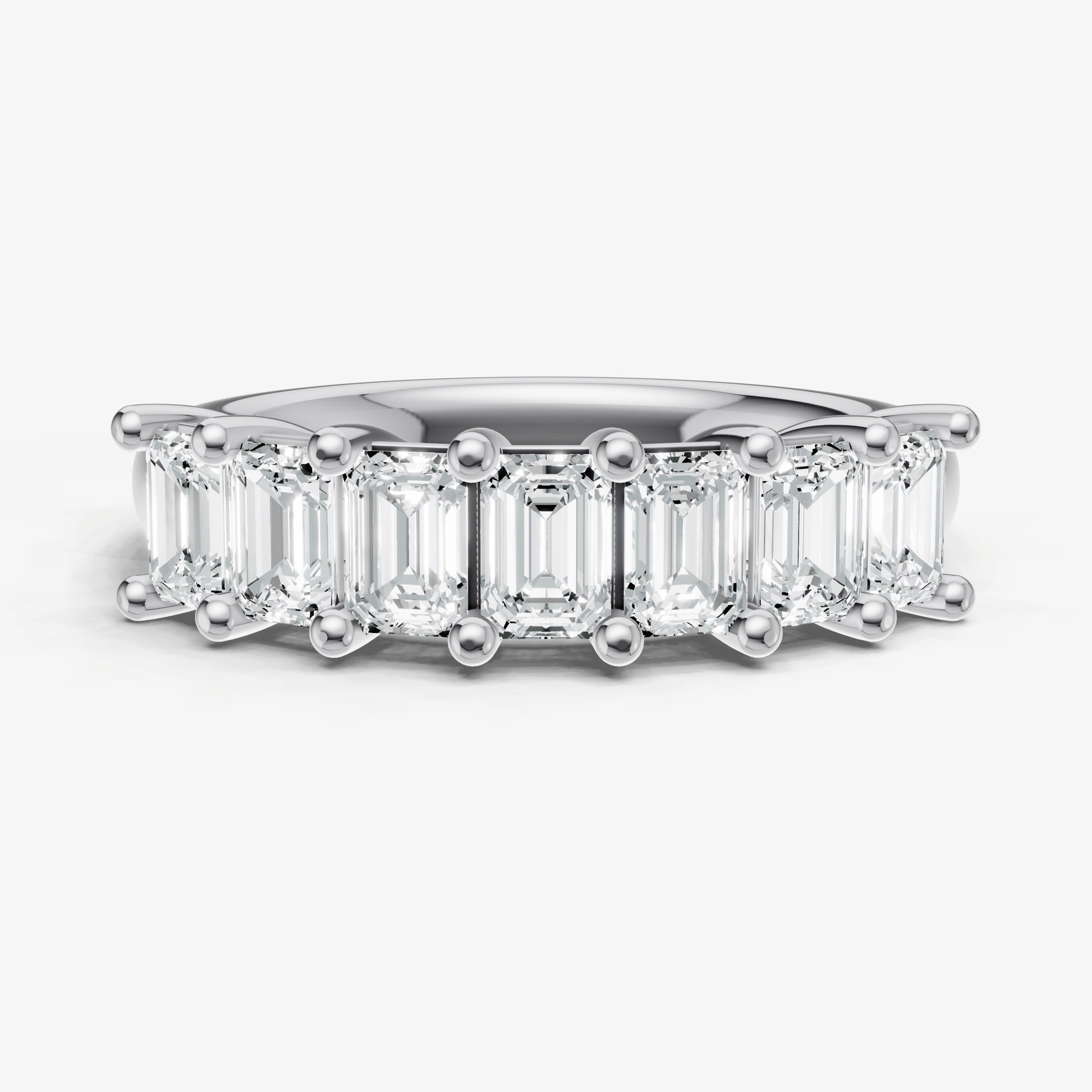 0.15ct Emerald Cut Diamond Pinky Ring