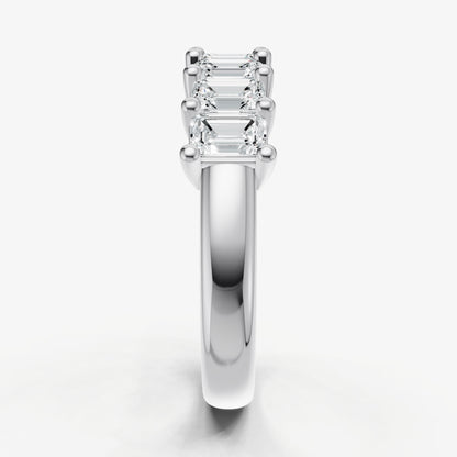 0.15ct Emerald Cut Diamond Pinky Ring