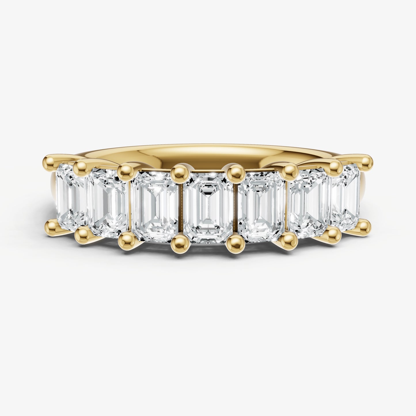 0.15ct Emerald Cut Diamond Pinky Ring