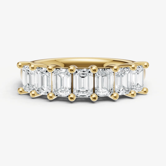 0.15ct Emerald Cut Diamond Pinky Ring