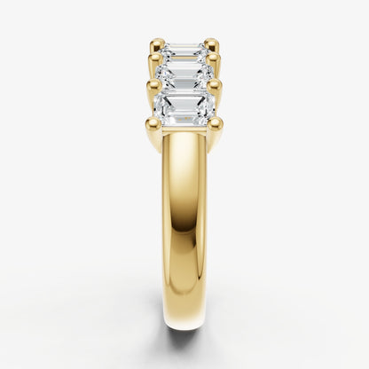 0.15ct Emerald Cut Diamond Pinky Ring