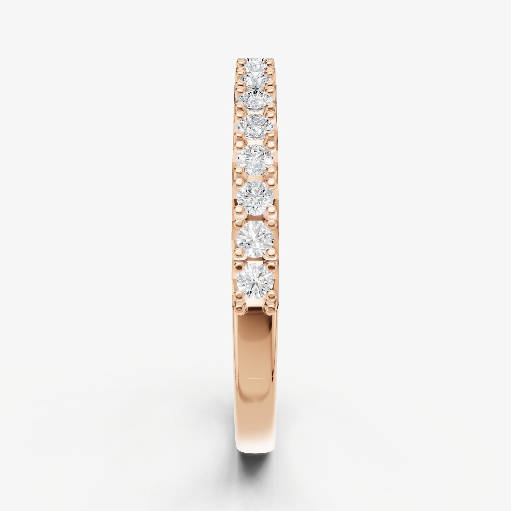 Pavé Set Round 0.02ct (2pt) Diamond Band
