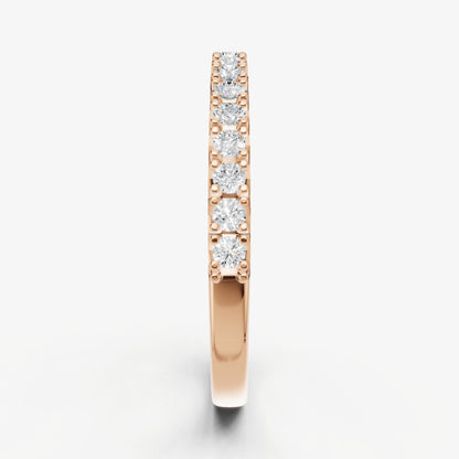 Pavé Set Round 0.02ct (2pt) Diamond Band