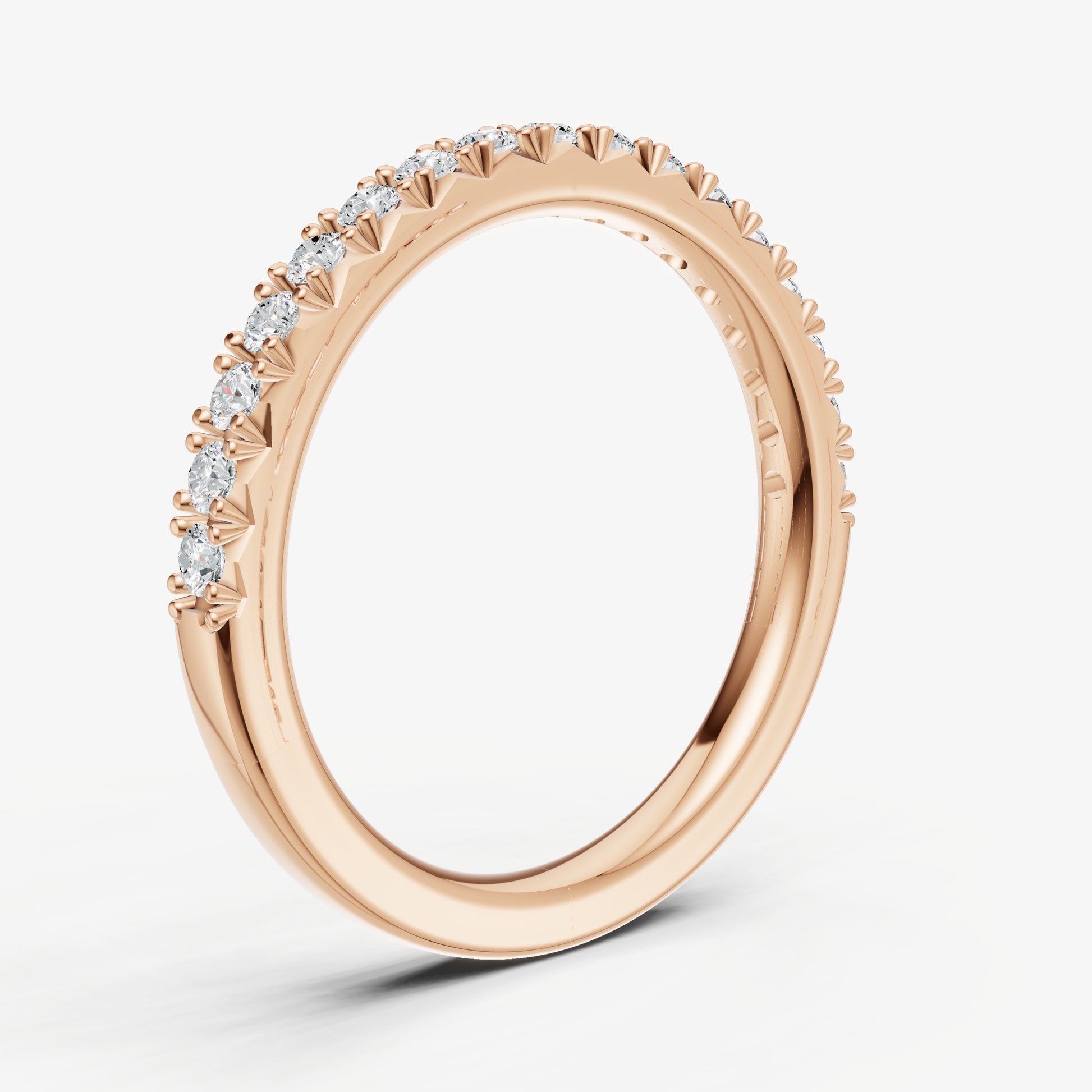Pavé Set Round 0.02ct (2pt) Diamond Band