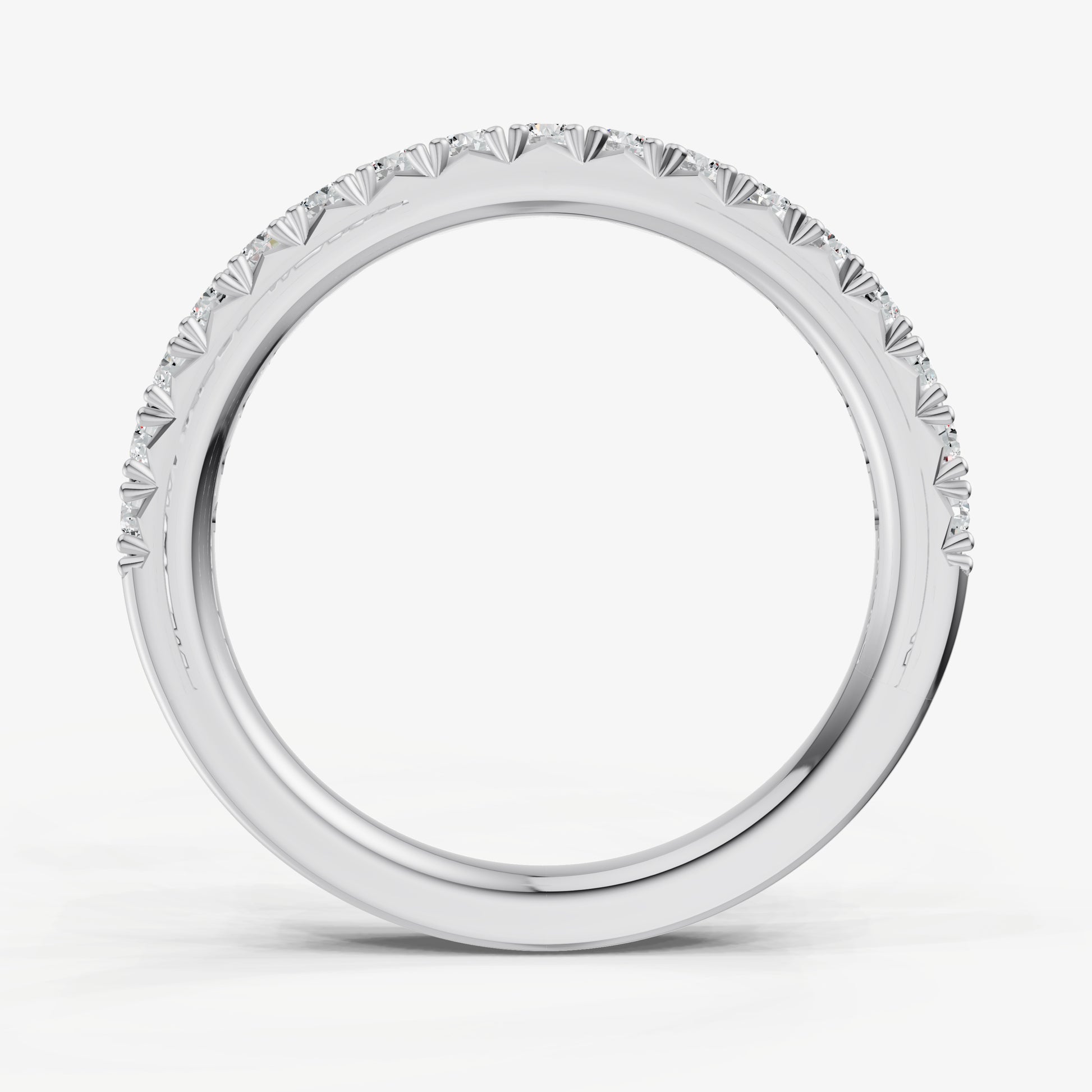 PavŽ Set Round 0.02ct (2pt) Diamond Band