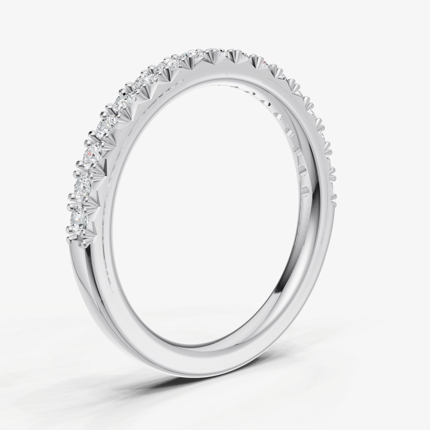 PavŽ Set Round 0.02ct (2pt) Diamond Band