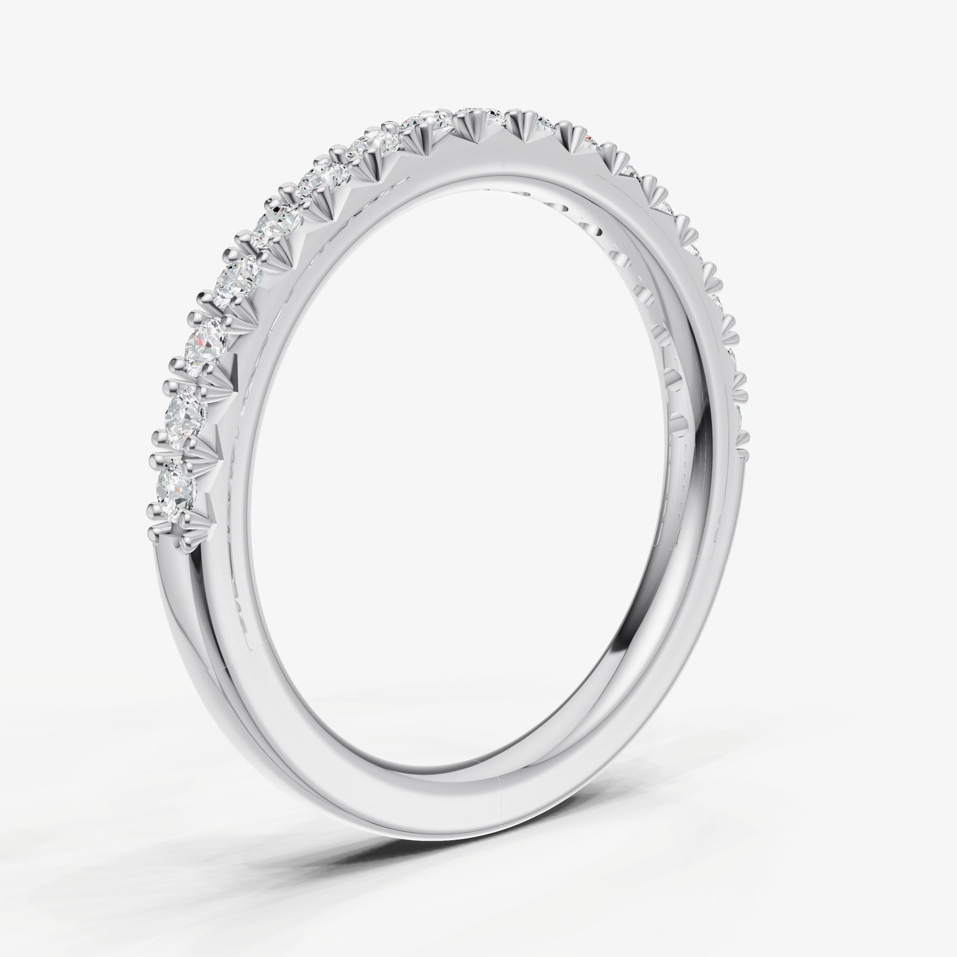 PavŽ Set Round 0.02ct (2pt) Diamond Band