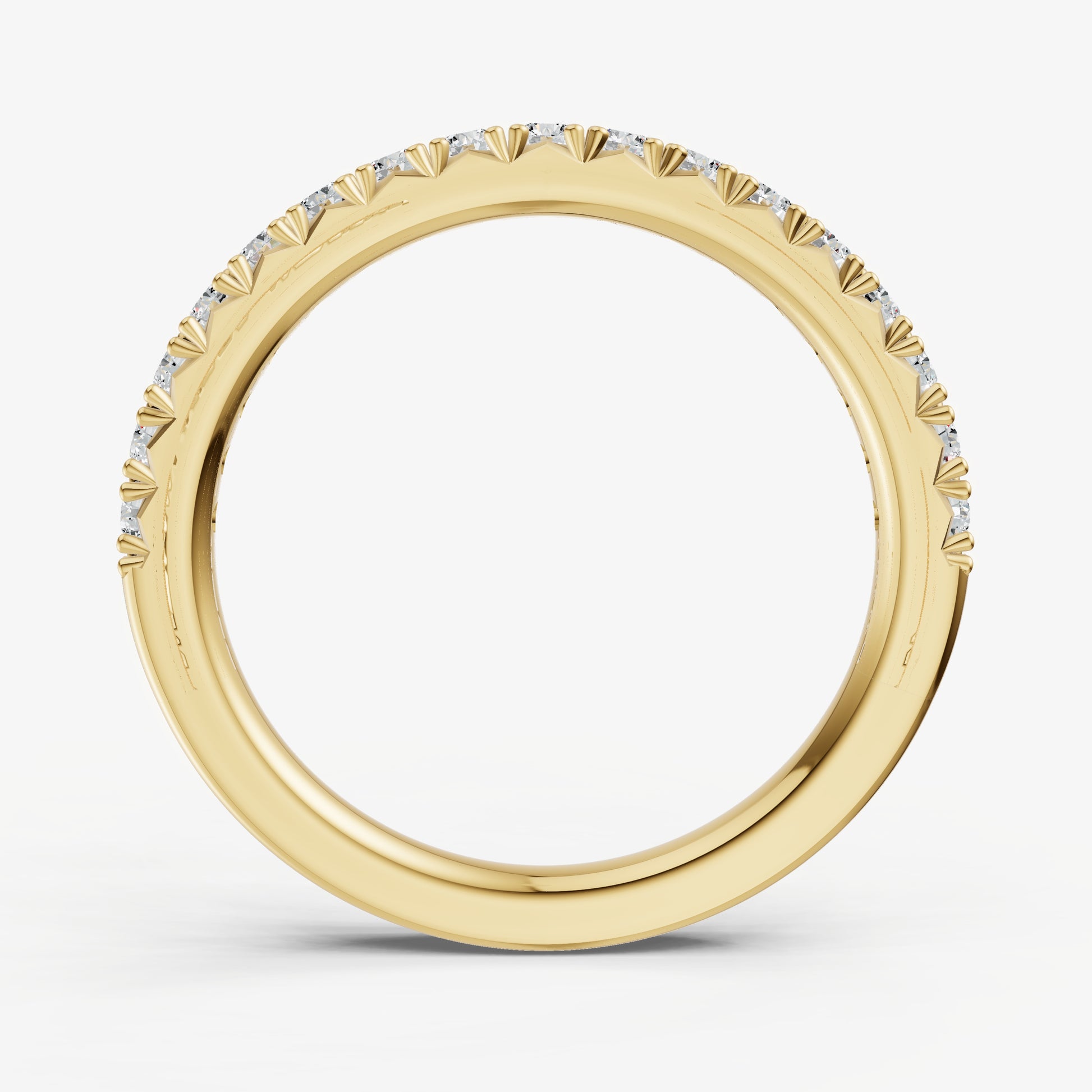 PavŽ Set Round 0.02ct (2pt) Diamond Band