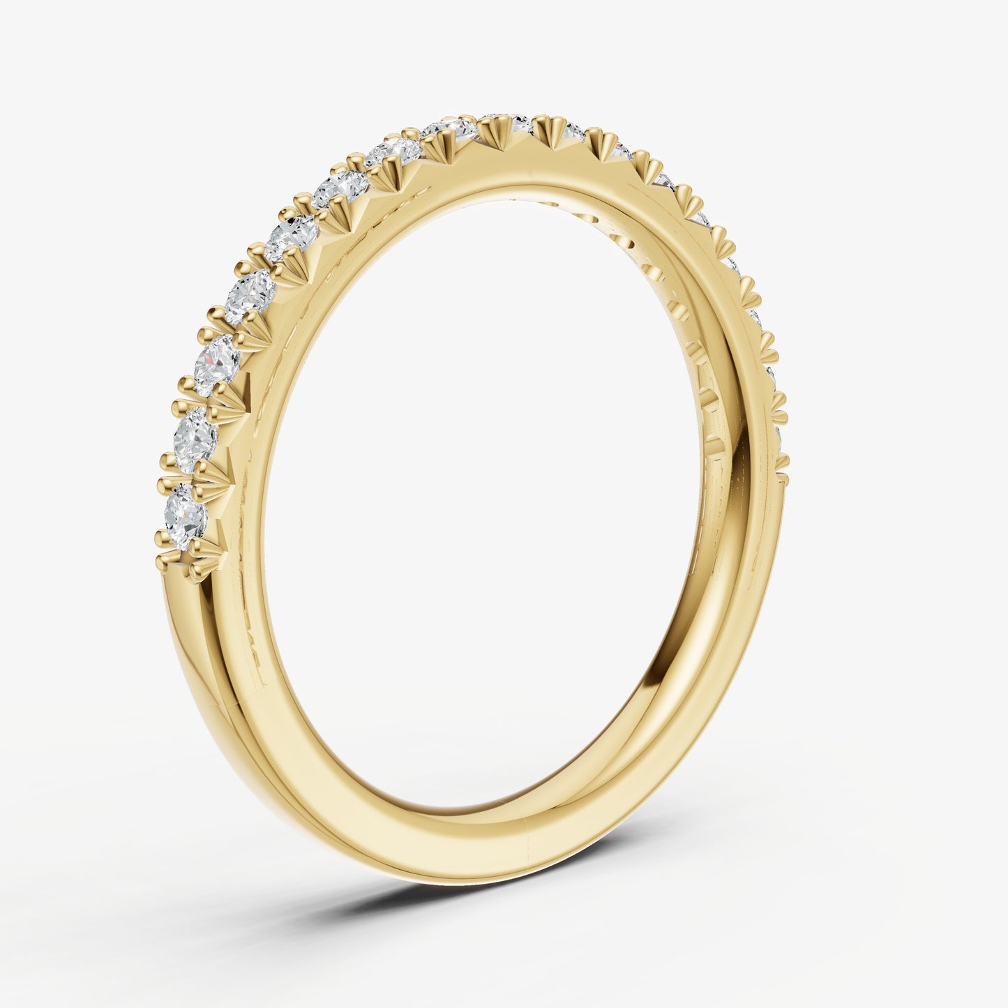 PavŽ Set Round 0.02ct (2pt) Diamond Band