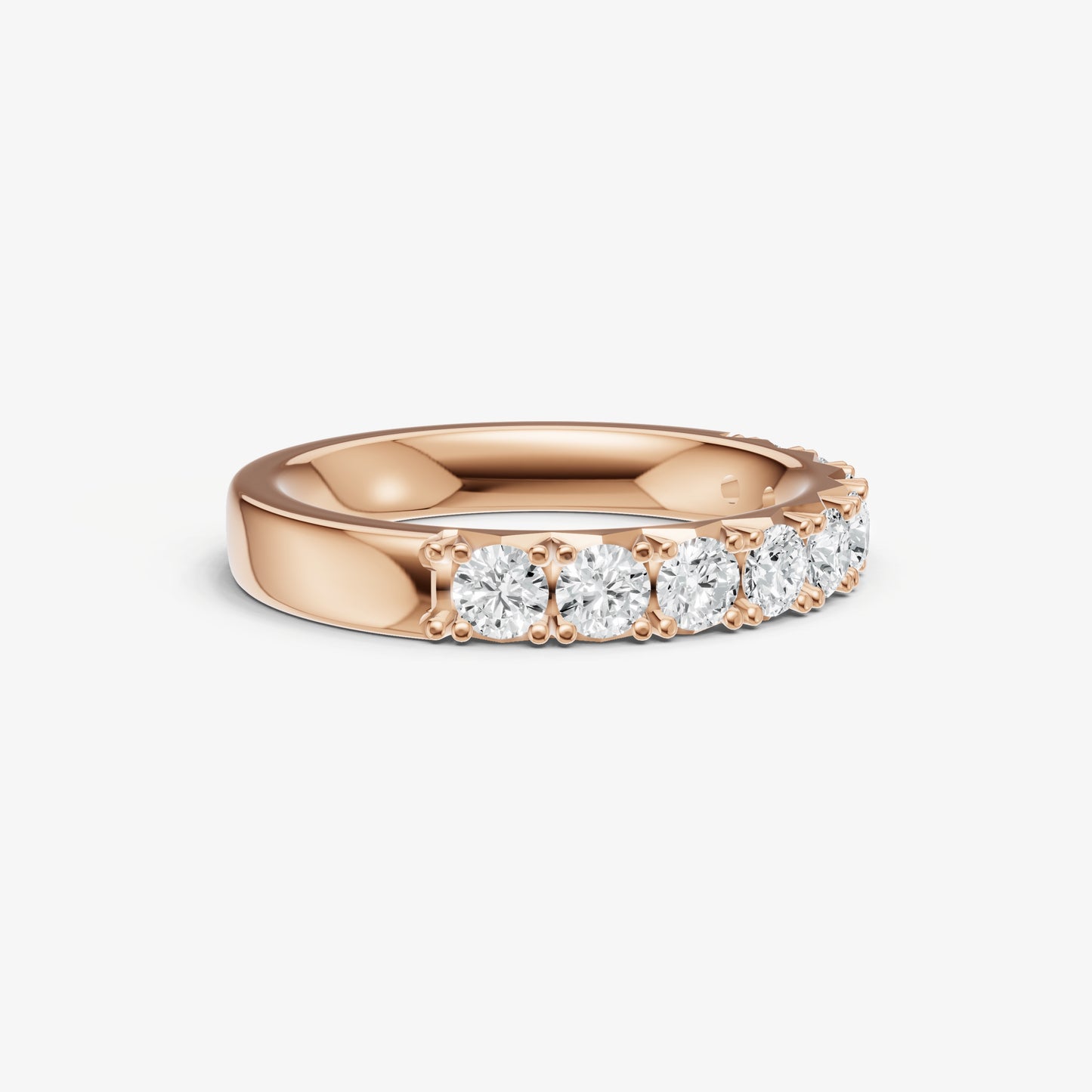 PavŽ Set Round 0.10ct (10pt) Diamond Band