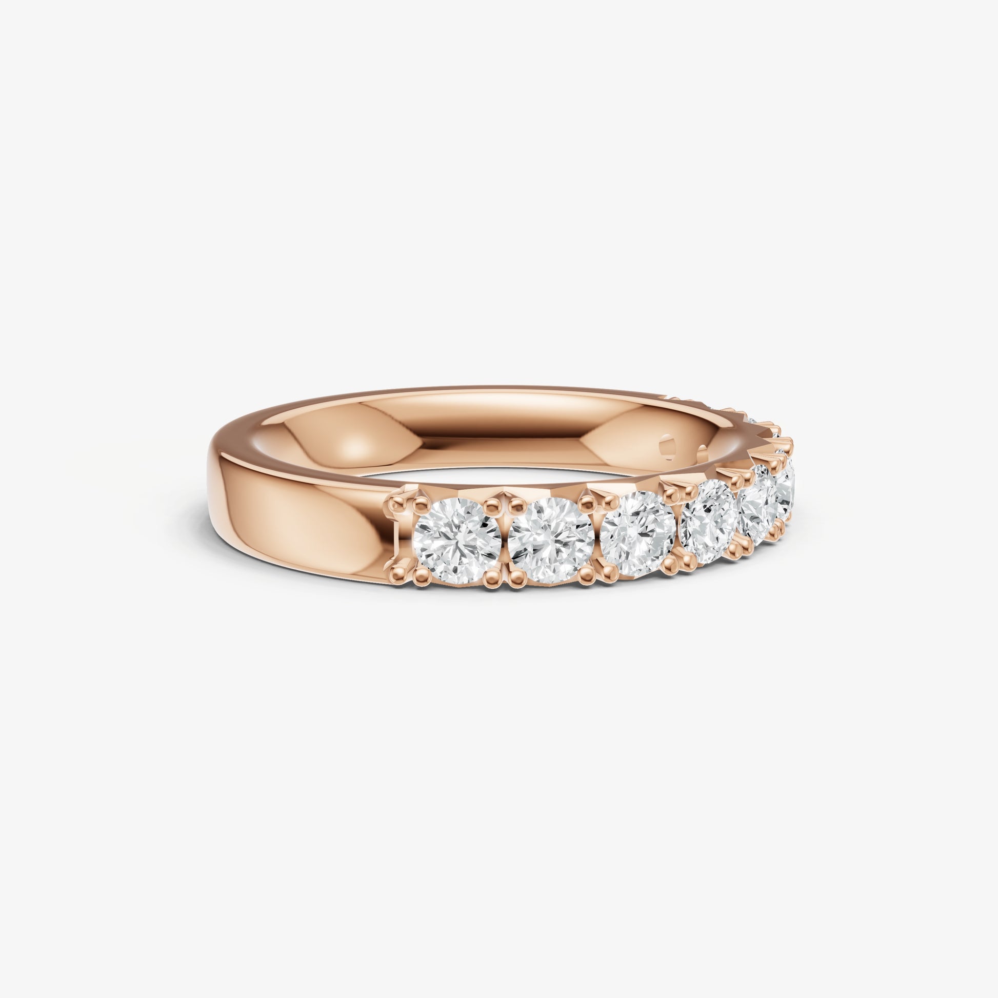PavŽ Set Round 0.10ct (10pt) Diamond Band