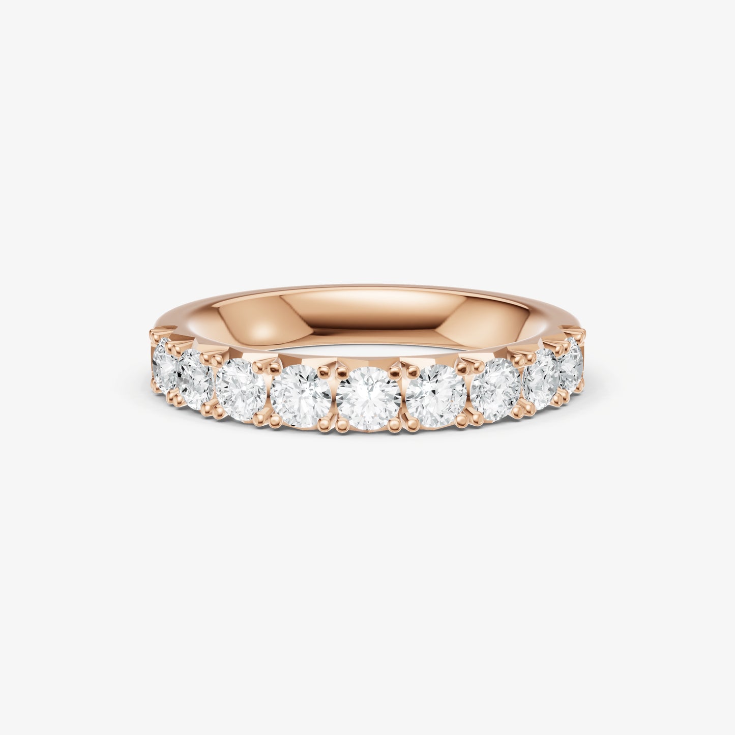 Pavé Set Round 10pt Diamond Band