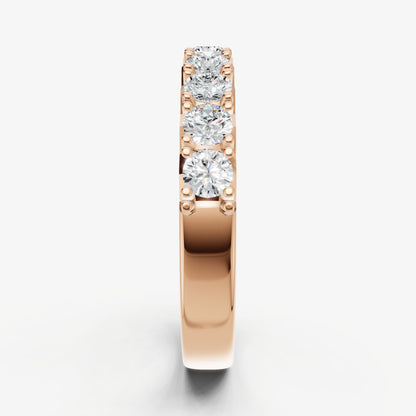 Pavé Set Round 0.10ct (10pt) Diamond Band