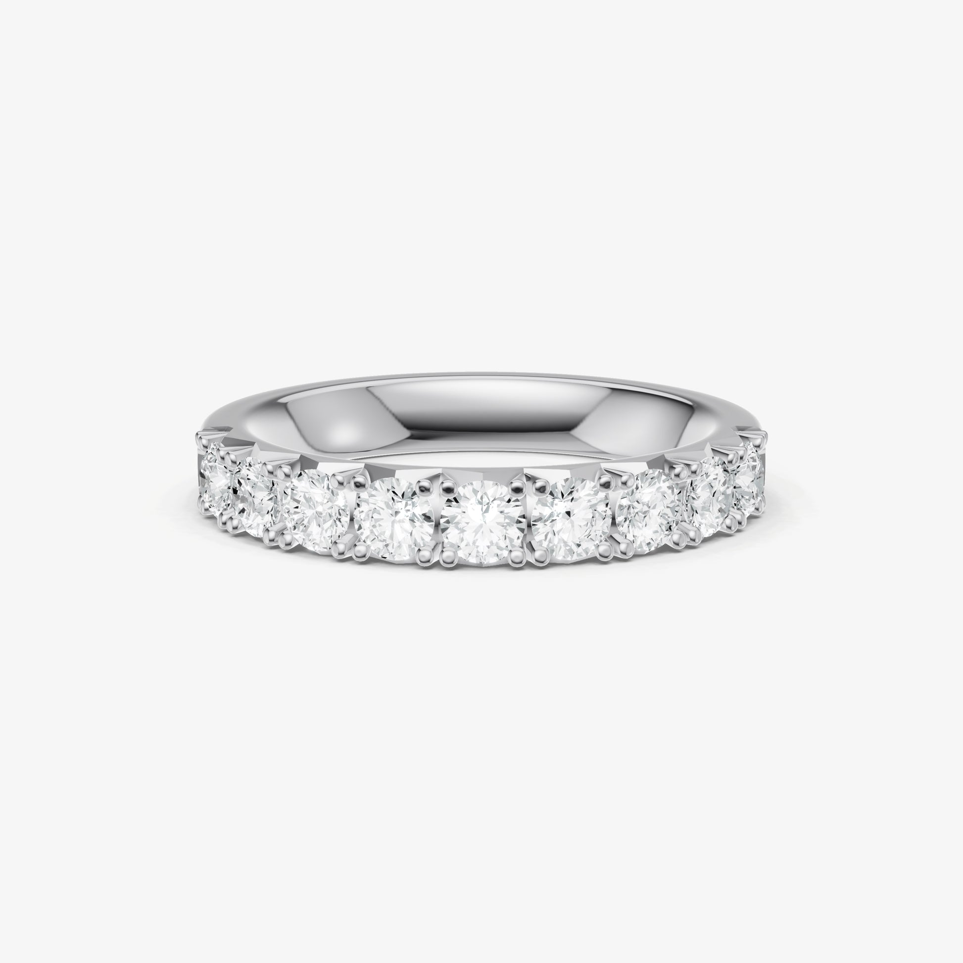 Pavé Set Round 10pt Diamond Band
