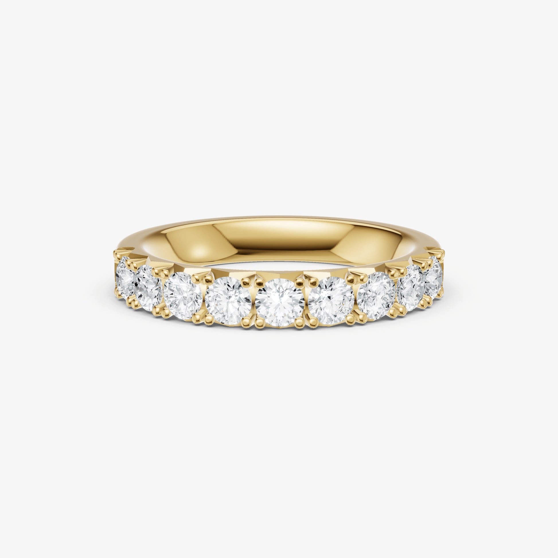 Pavé Set Round 10pt Diamond Band