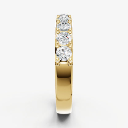 Pavé Set Round 0.10ct (10pt) Diamond Band