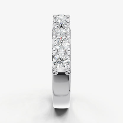 Pavé Set Round 0.15ct (15pt) Diamond Band