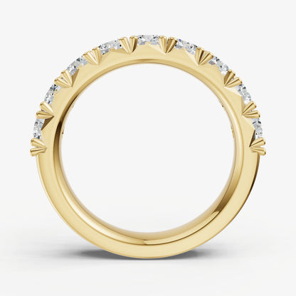 Pavé Set Round 0.15ct (15pt) Diamond Band