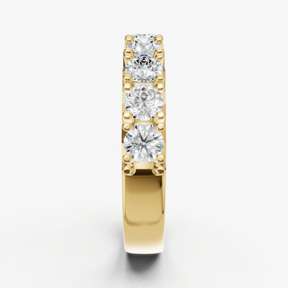 Pavé Set Round 0.15ct (15pt) Diamond Band