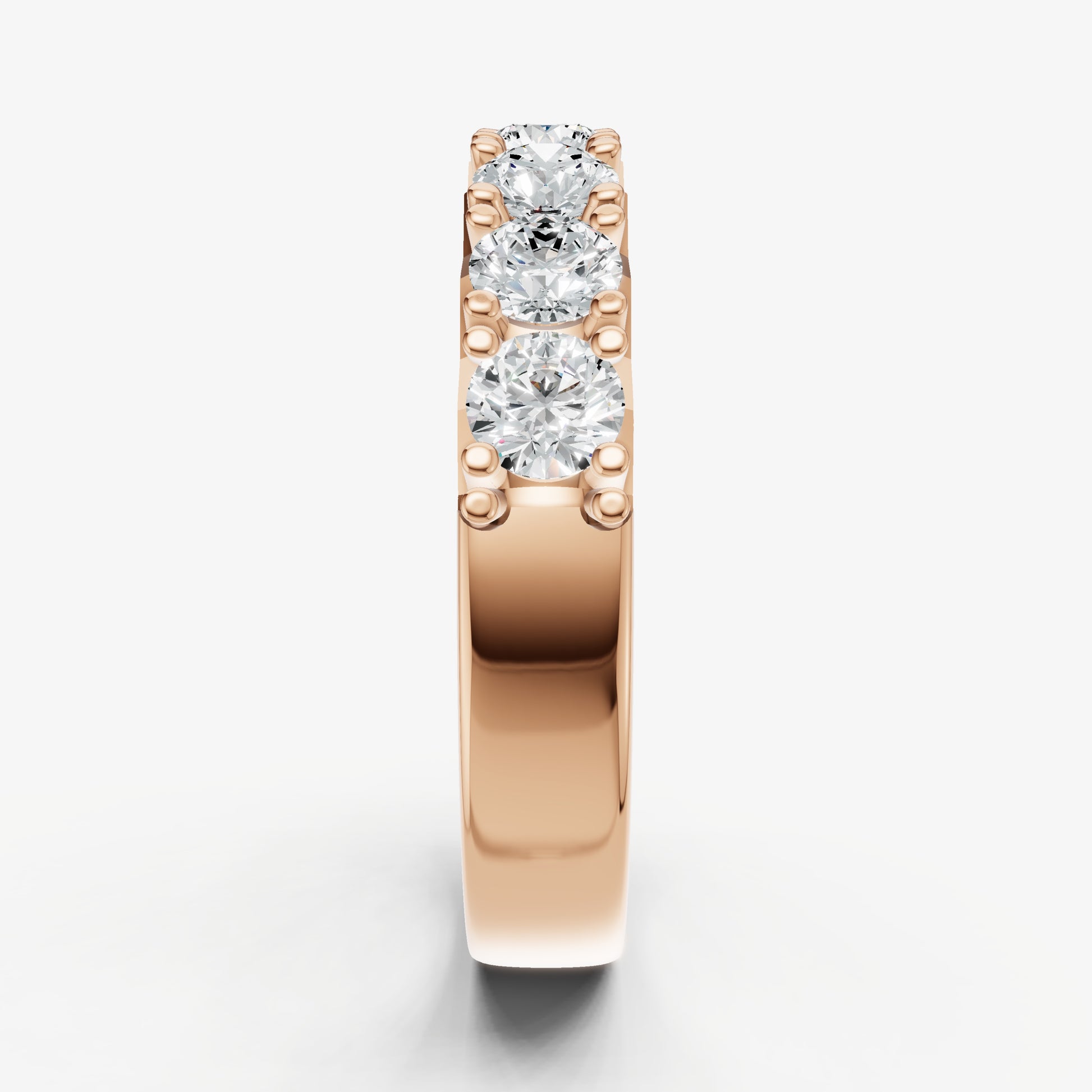 Pavé Set Round 0.20ct (20pt) Diamond Band