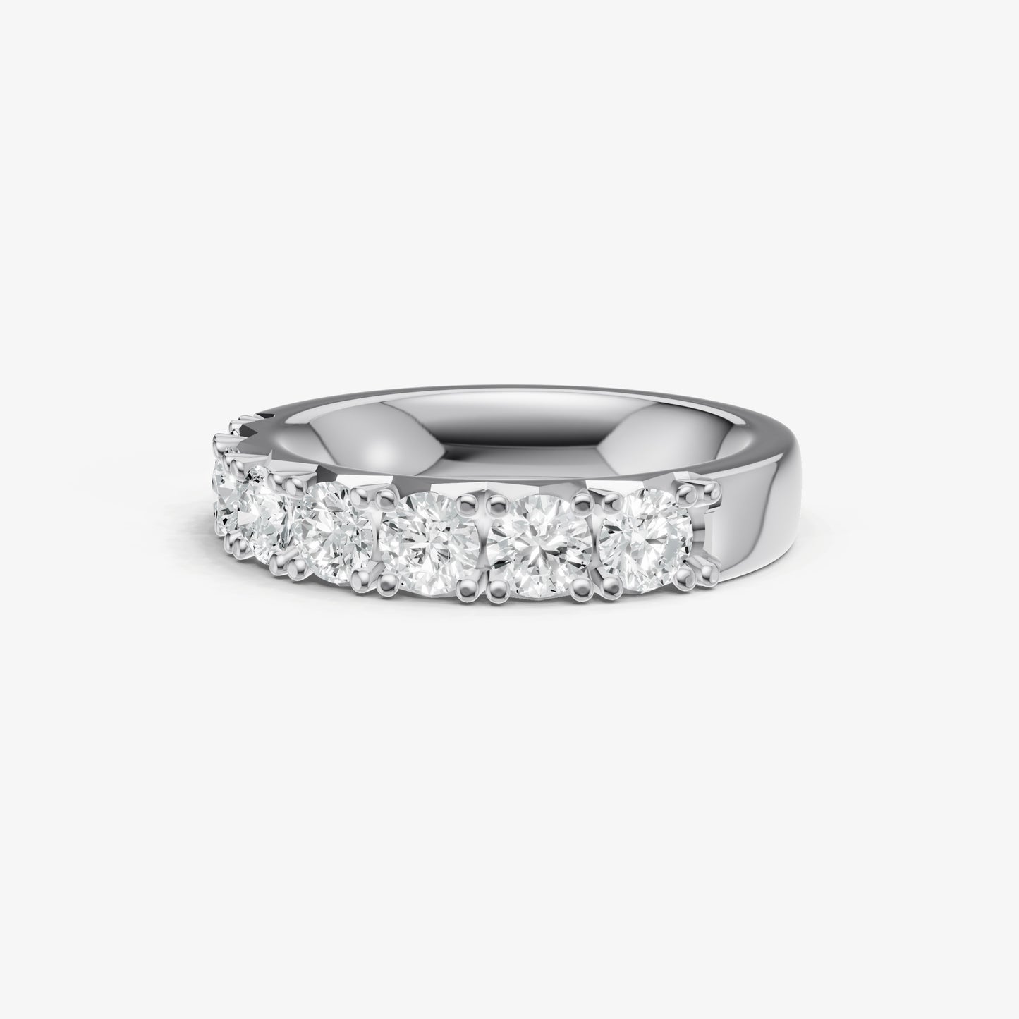 Pavé Set Round 0.20ct (20pt) Diamond Band