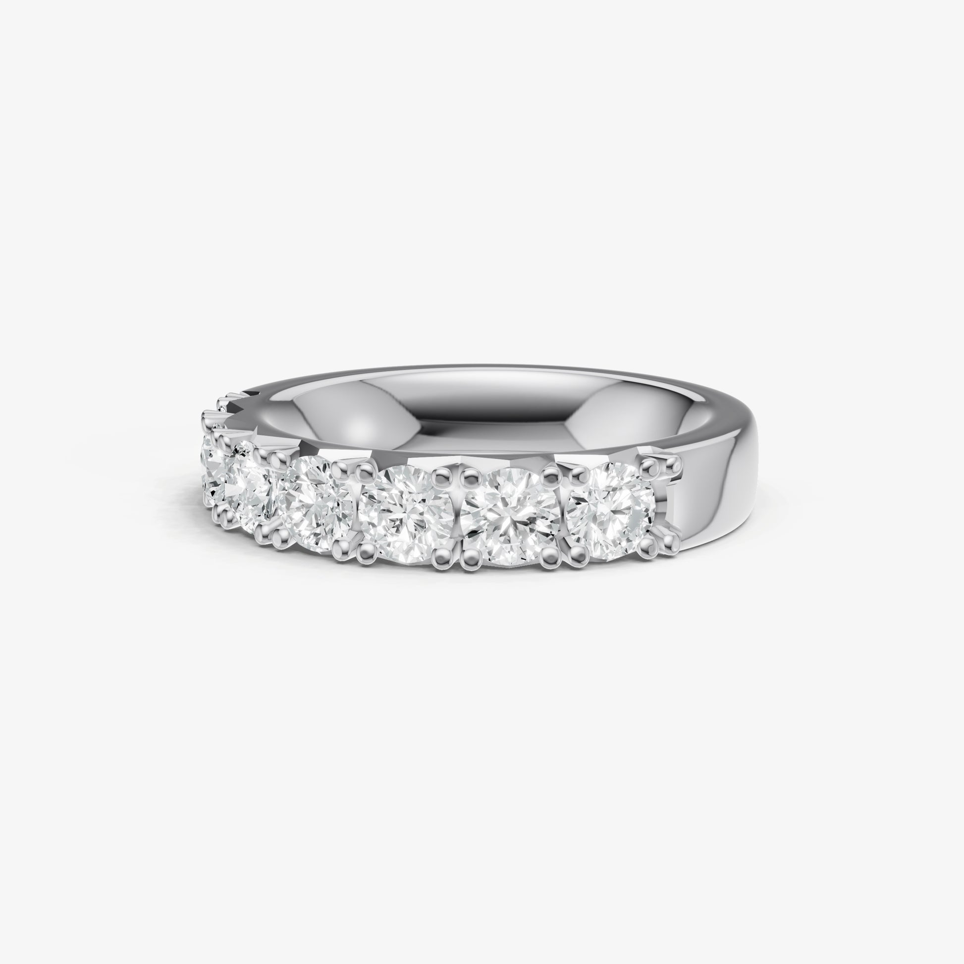 Pavé Set Round 0.20ct (20pt) Diamond Band