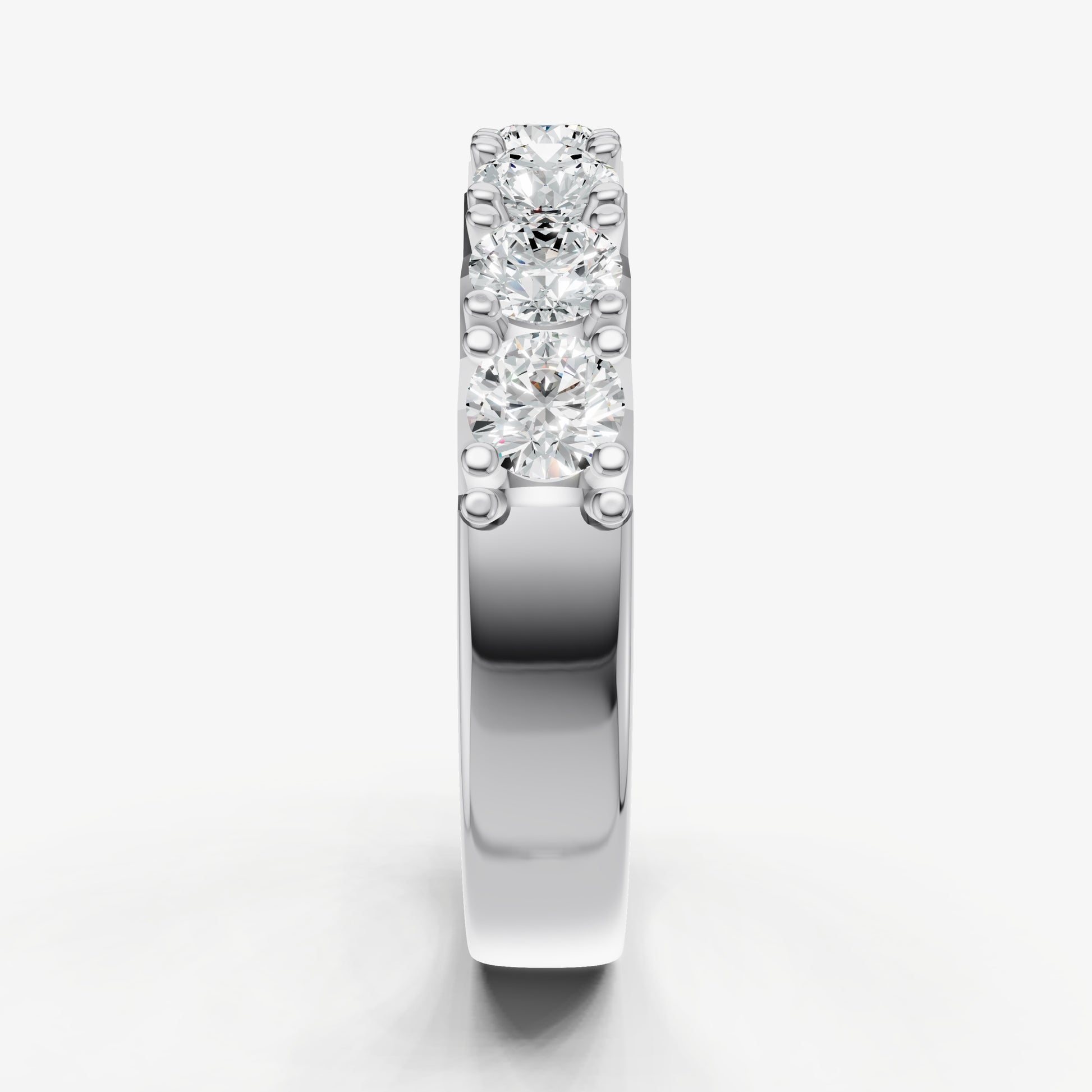 Pavé Set Round 0.20ct (20pt) Diamond Band
