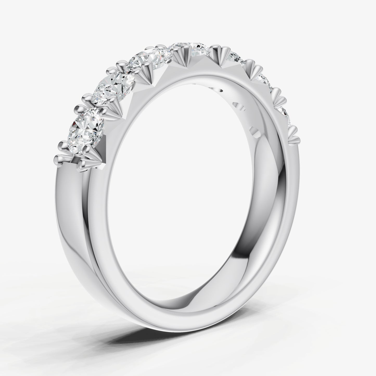 Pavé Set Round 0.20ct (20pt) Diamond Band