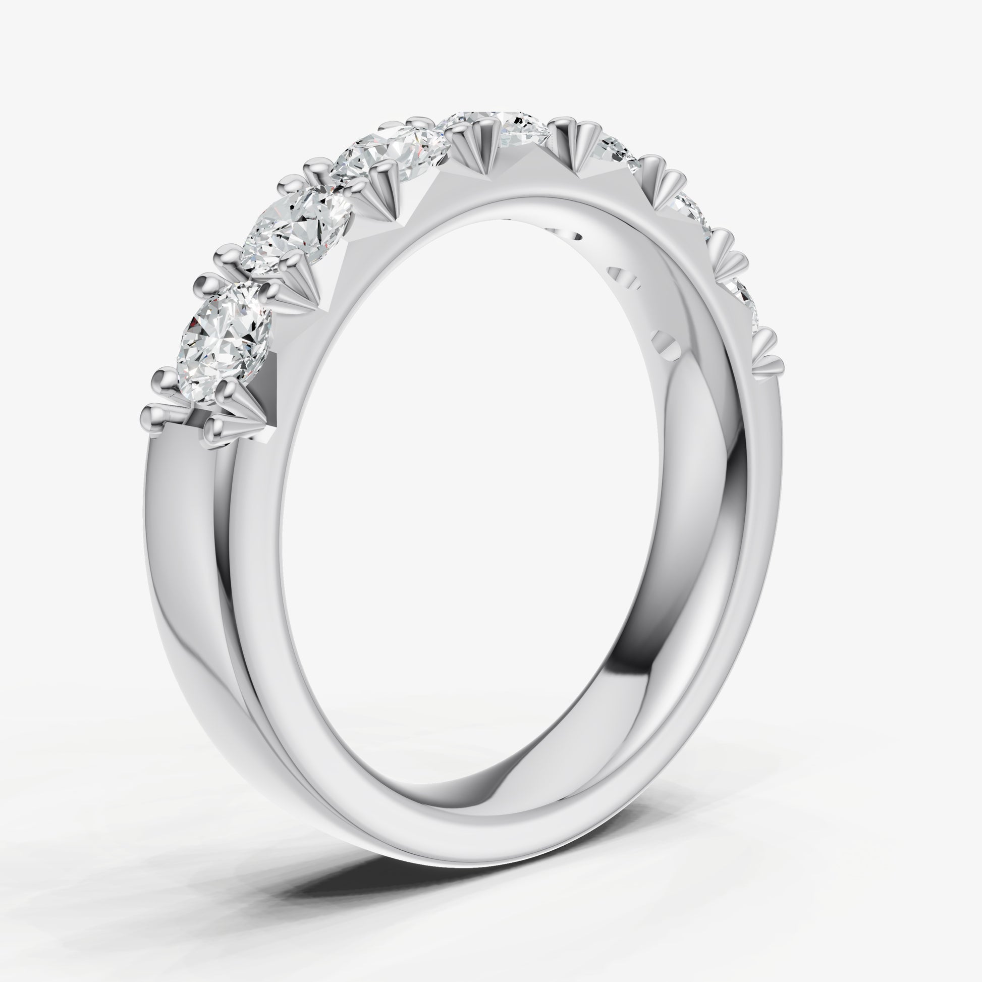 Pavé Set Round 0.20ct (20pt) Diamond Band