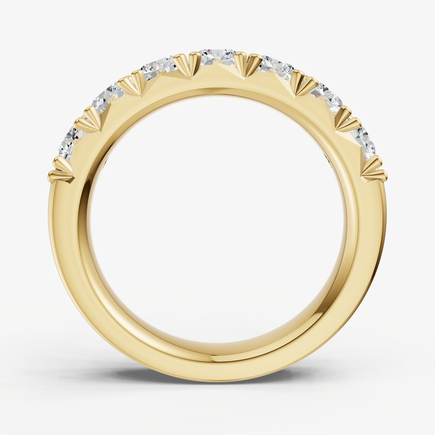 Pavé Set Round 0.20ct (20pt) Diamond Band