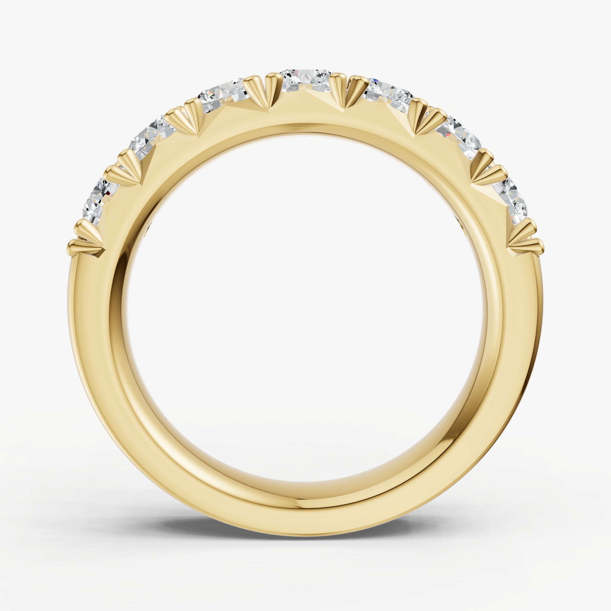 Pavé Set Round 0.20ct (20pt) Diamond Band