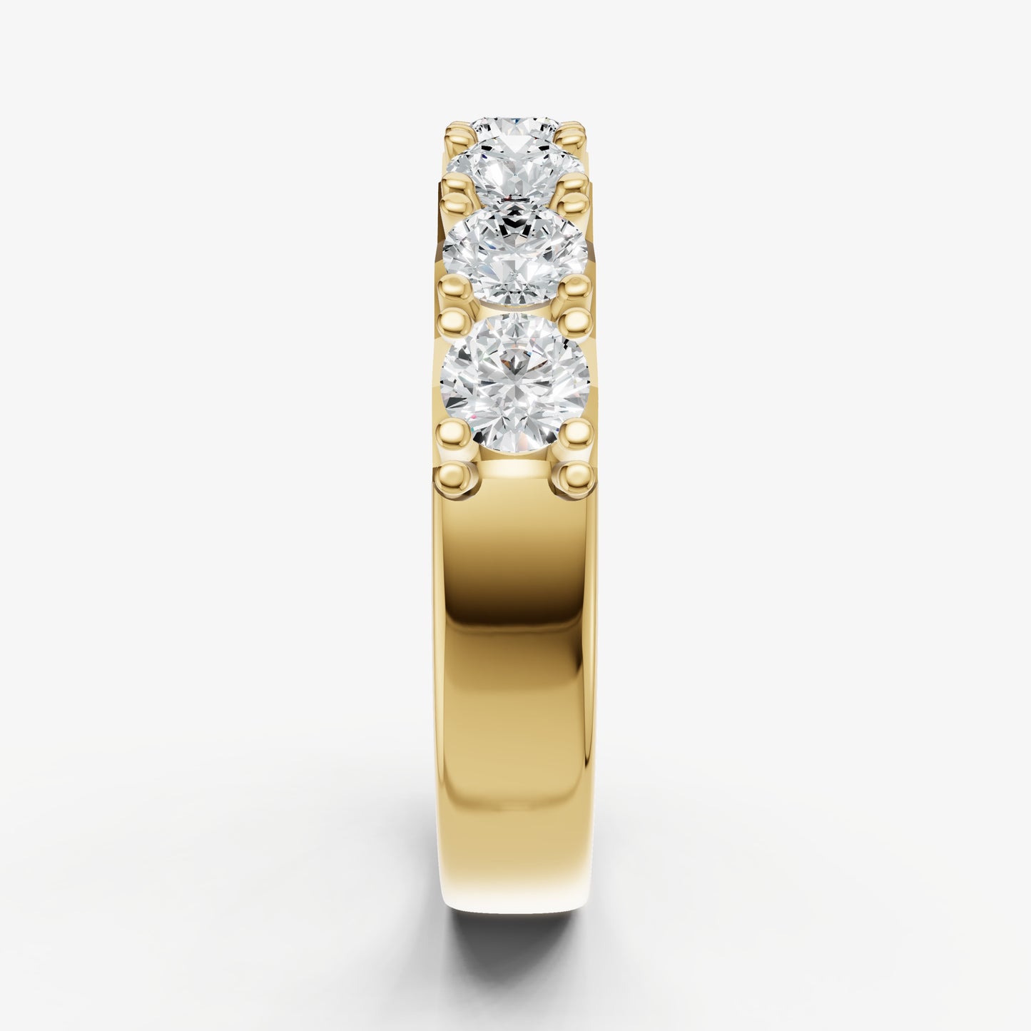 Pavé Set Round 0.20ct (20pt) Diamond Band