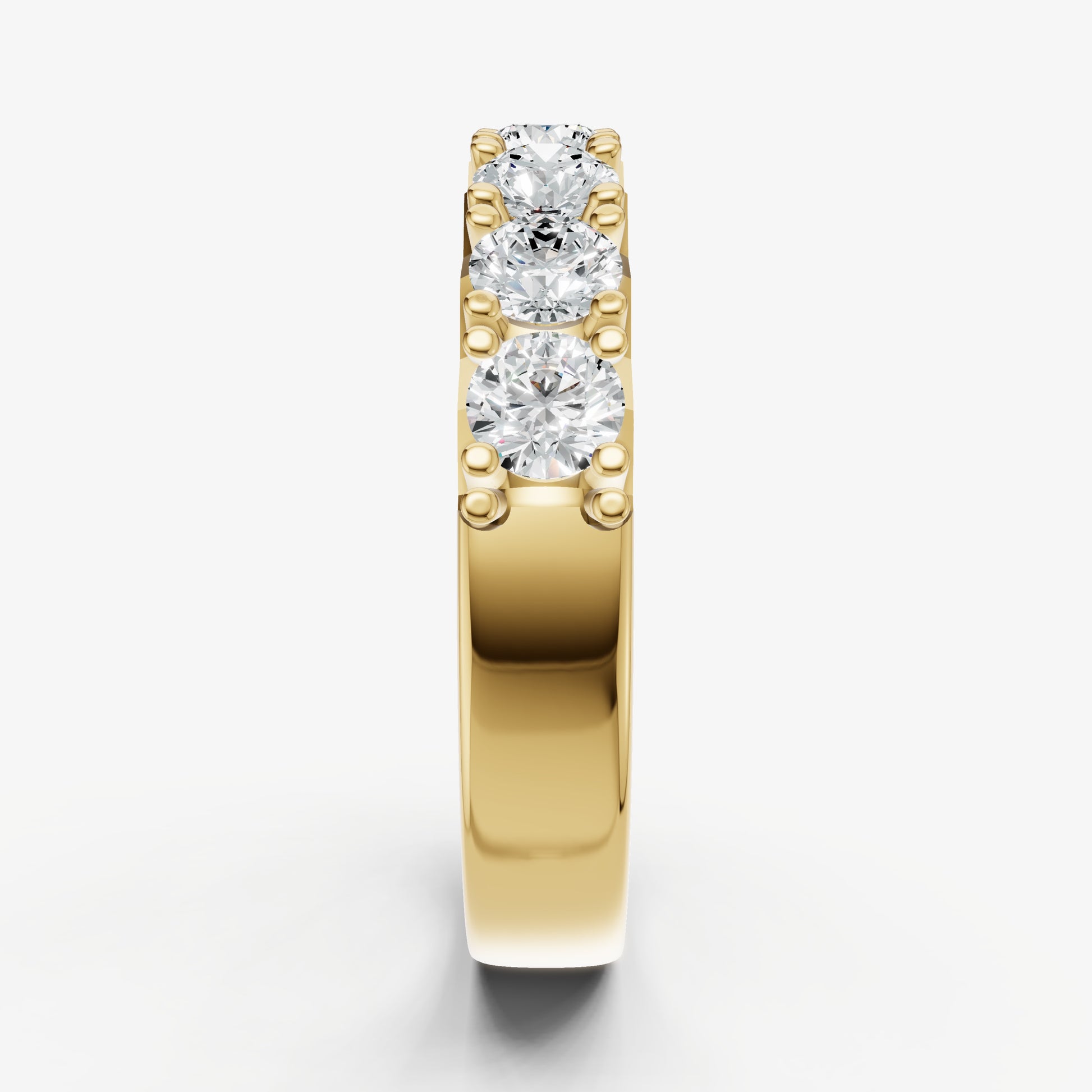 Pavé Set Round 0.20ct (20pt) Diamond Band