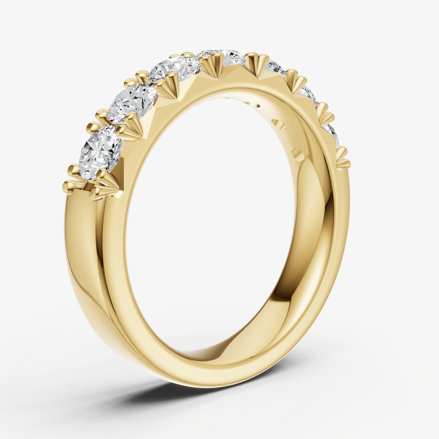 Pavé Set Round 0.20ct (20pt) Diamond Band