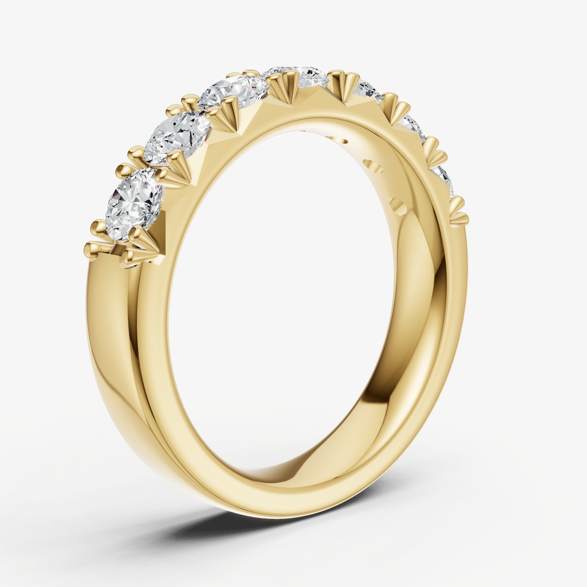 Pavé Set Round 0.20ct (20pt) Diamond Band
